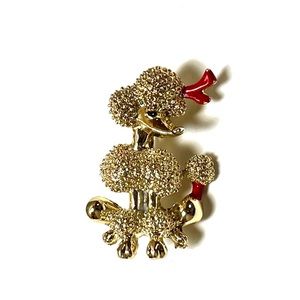 Vintage Poodle brooch